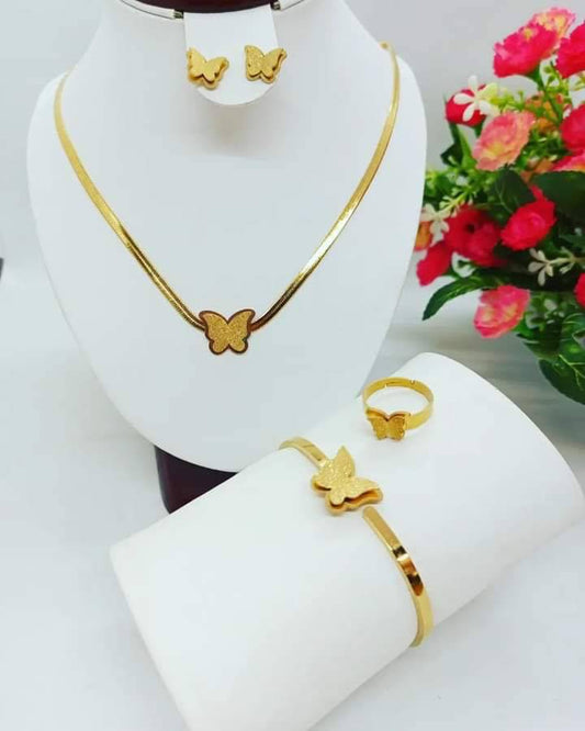 05 Piece Butterfly Set Blade Snake Chains - MSM Fashion Mart